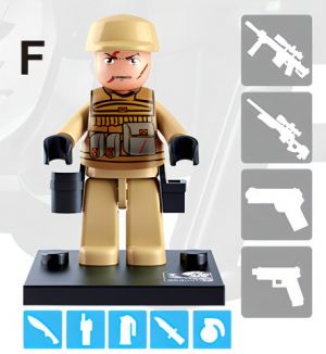 Sluban Figurky M38-B0586 Policajti a zloději - 1ks F