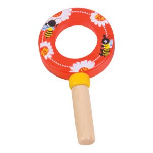 Bigjigs Toys minilupa 1ks oranžová