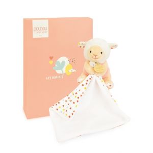 Doudou Plyšová ovečka s dečkou 11 cm