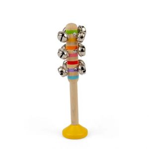 Bigjigs Toys Rolničky 1 ks žlutá