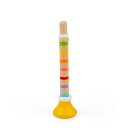 Bigjigs Toys Trumpetka 1 ks žlutá