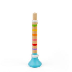 Bigjigs Toys Trumpetka 1 ks modrá