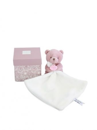 Doudou Můj malý medvídek 10 cm růžový