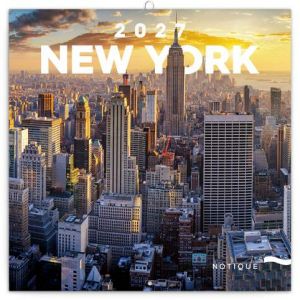 Kalendář nástěnný poznámkový New York 2027, 30cm x 30cm, PGP-36336-V