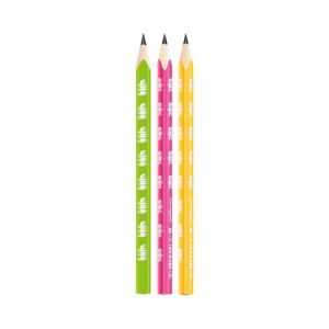 Grafitové tužky KEYROAD Neon Jumbo, trojhranné, č. 2 (HB), 1ks
