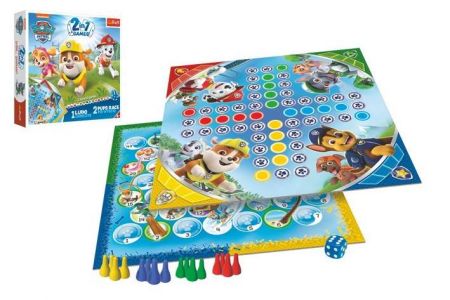 Soubor her 2v1 Člověče, nezlob se, Psí závod Tlapková patrola/Paw Patrol v krabici 24,5x24