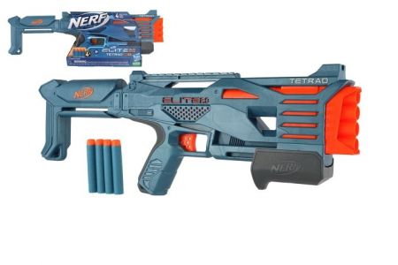 Pistole Nerf na pěnové náboje s náboji 4ks v krabici