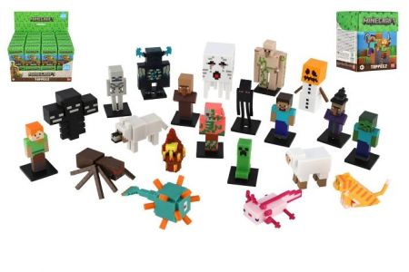 Figurka Minecraft 3D Toppeez mix druhů v krabičce