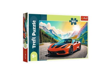 Puzzle Závod s časem 100 dílků 41x27,5cm v krabici 