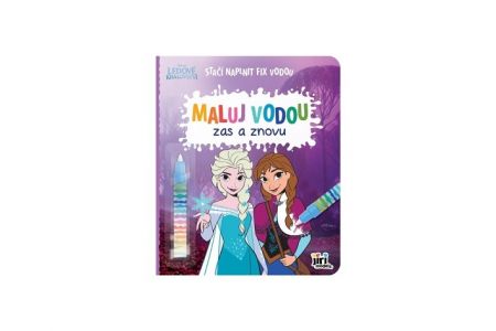 Knížka Maluj vodou zas a znovu Ledové království/Frozen