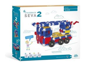 Stavebnice SEVA 2 KLASIK 376 dílků
