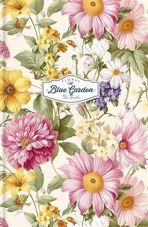 Zápisník "Blue Garden", A6, čtverečkovaný, 80 listů, SHKOLYARYK A6-IC-080-7038K