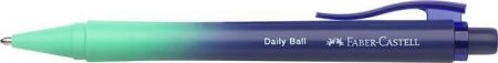 Kuličkové pero "Daily Ball Flow", modrá, 1 mm, XB, tělo Buzzing Blue, FABER-CASTELL 140681