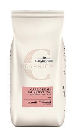 Káva "Café Créme Hausröstung", pražená, zrnková, 1000 g, J.J. Darboven 16009