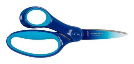 Nůžky, ombré modrá, školní, 15 cm, pro leváky, FISKARS 1067854