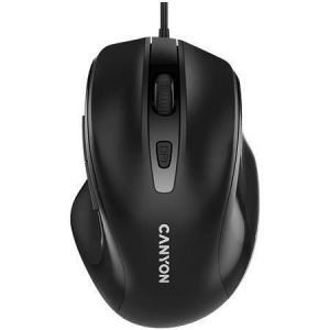 Myš "M-6", černá, drátová, optická, USB, CANYON CNE-CMS6