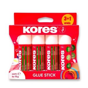 Lepicí tyčinka Kores - 15 g, blistr, 3+1