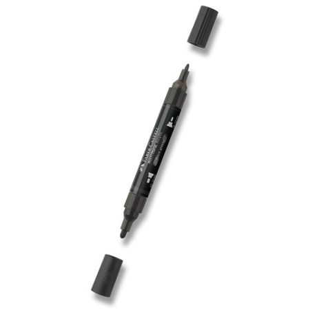 Akrylový popisovač Faber-Castell Multimark - 299, black glossy
