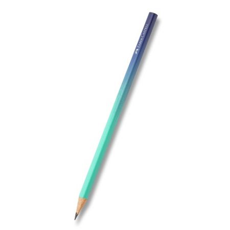Grafitová tužka Faber-Castell Flow Edition Buzzing Blue - tvrdost B