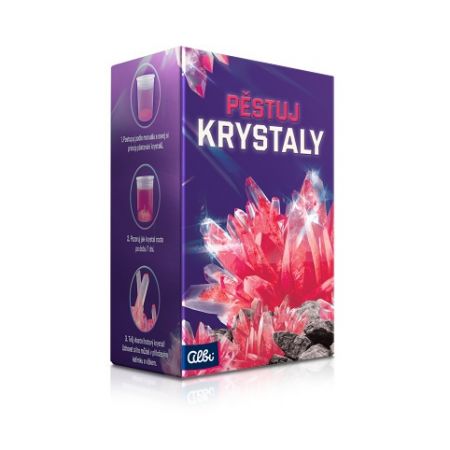 ALBI Pěstuj krystaly - Červená