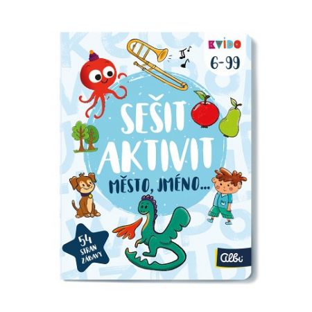 ALBI Sešit plný aktivit: Město, jméno - Kvído