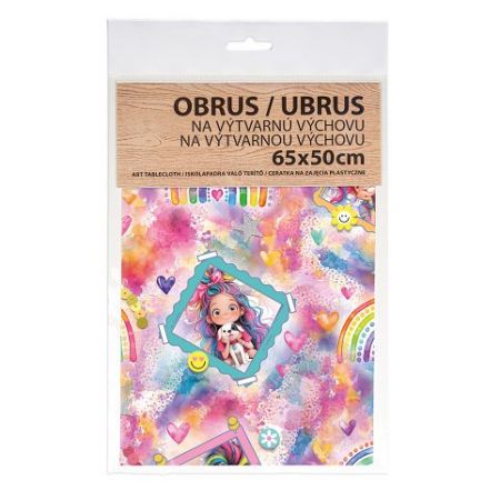 ARGUS Ubrus na výtvarnou výchovu Rainbow Ella, 65x50 cm 18100426