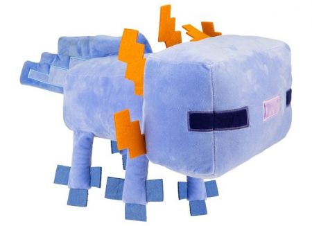 Minecraft plyš Axolotl modrý 44 cm