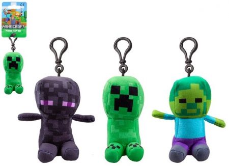 Minecraft plyš postavička s klipem 13 cm