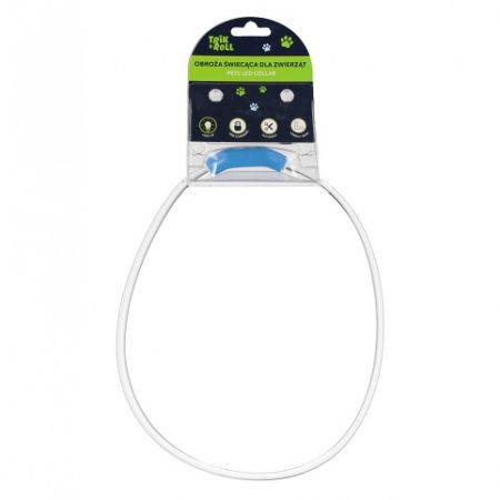 Obojek pro mazlíčky svítící LED USB 70 cm