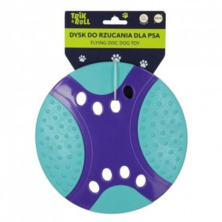 Hračka pro mazlíčky Létající disk pro psy modrý 23 cm