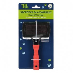 Kartáč na srst plastový 23 cm