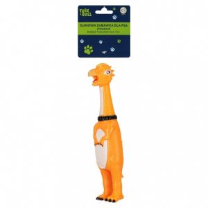 Hračka pro mazlíčky Gumový pískací dinosaurus pro psy 23 cm
