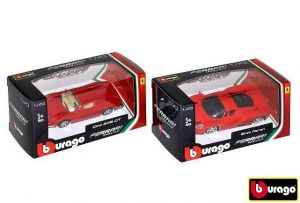 Bburago Ferrari Race &amp; Play 1:43, různé druhy