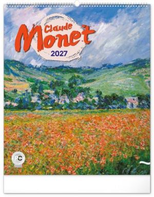 Kalendář nástěnný Claude Monet 2027, 48cm x 56cm, PGN-36364-L