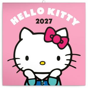 Kalendář nástěnný poznámkový Hello Kitty  2027, 30cm x 30cm, PGP-36969-V