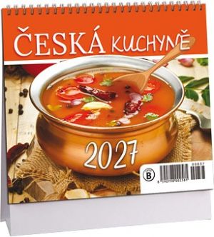 Kalendář stolní Česká kuchyně mini 2027, 17cm x 14,5cm, K837