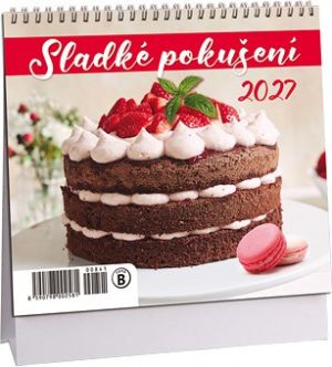 Kalendář stolní Sladké pokušení mini 2027, 17cm x 14,5cm, K841