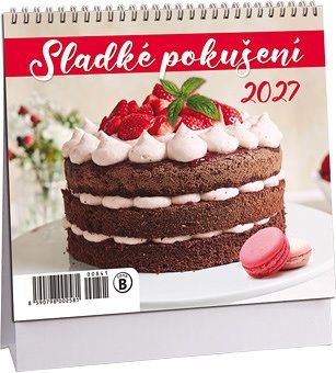 Kalendář stolní Sladké pokušení mini 2027, 17cm x 14,5cm, K841