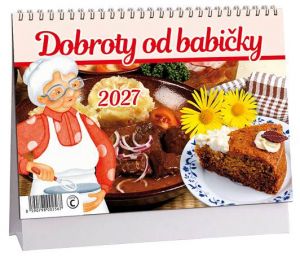 Kalendář stolní Dobroty od Babičky 2027, 23cm x 16cm, K855
