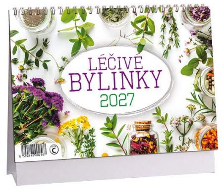 Kalendář stolní Léčivé bylinky 2027, 23cm x 16cm, K866