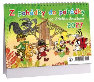 Kalendář stolní Z pohádky do pohádky 2027, 23cm x 16cm, K878