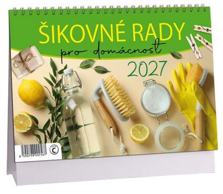 Kalendář stolní Šikovné rady pro domácnost 2027, 23cm x 16cm, K880