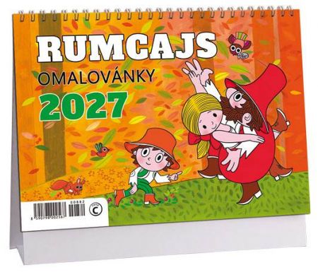 Kalendář stolní Rumcajs 2027, 23cm x 16cm, K882