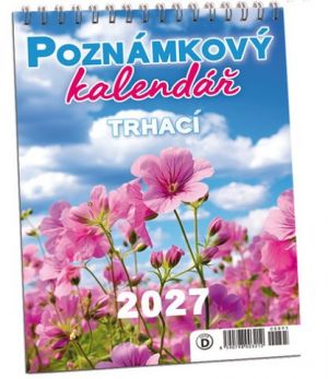 Kalendář stolní Trhací Kalendář stolní 2027, 16cm x 23cm, K895