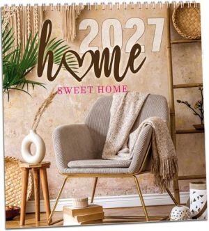 Kalendář nástěnný Home design 2027, 32cm x 34cm, KN356