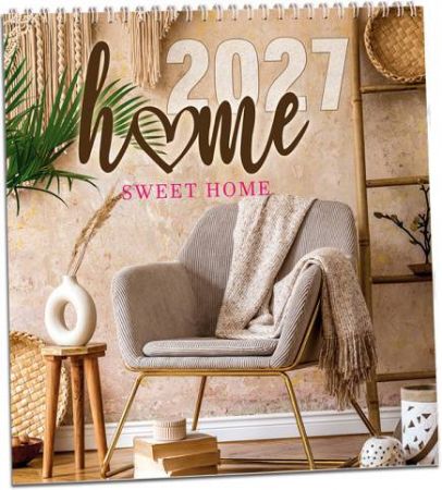 Kalendář nástěnný Home design 2027, 32cm x 34cm, KN356