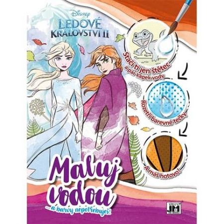 Maluj vodou A4 Ledové království