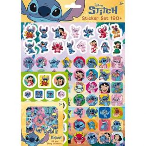 Samolepkový set 190+ Lilo & Stitch