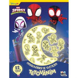 Omalovánky se svítícím tetováním Spidey