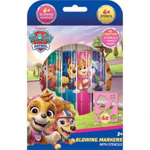 Foukací fixy Tlapková patrola holky